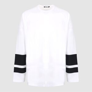 No Fear Mens Logo  Long-Sleeved T-Shirt / White/Black